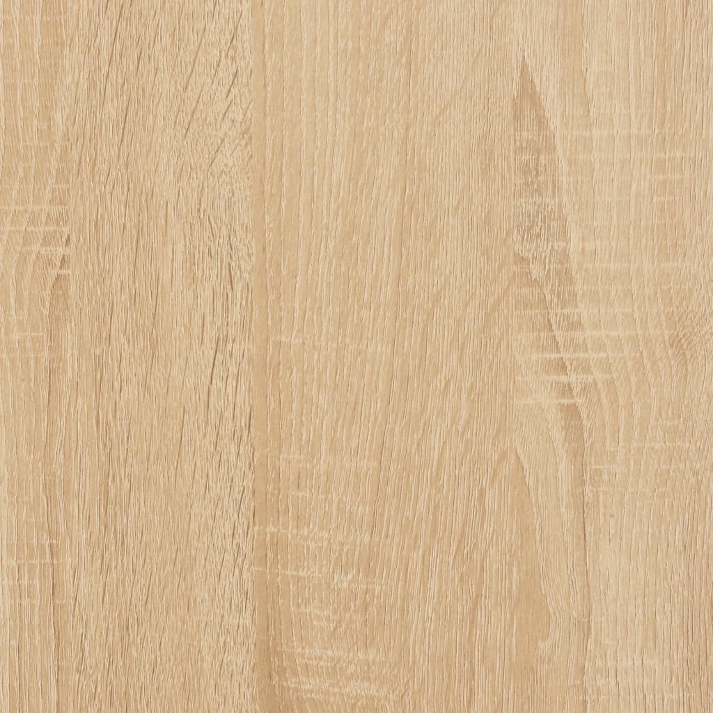 vidaXL Book Cabinet Sonoma Oak 38.6"x11.4"x38.4" Engineered Wood