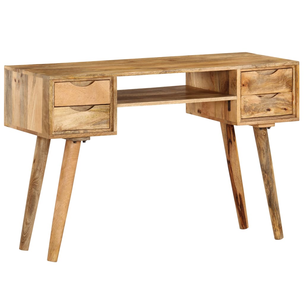 vidaXL Writing Desk Solid Mango Wood 45.3"x18.5"x29.9"