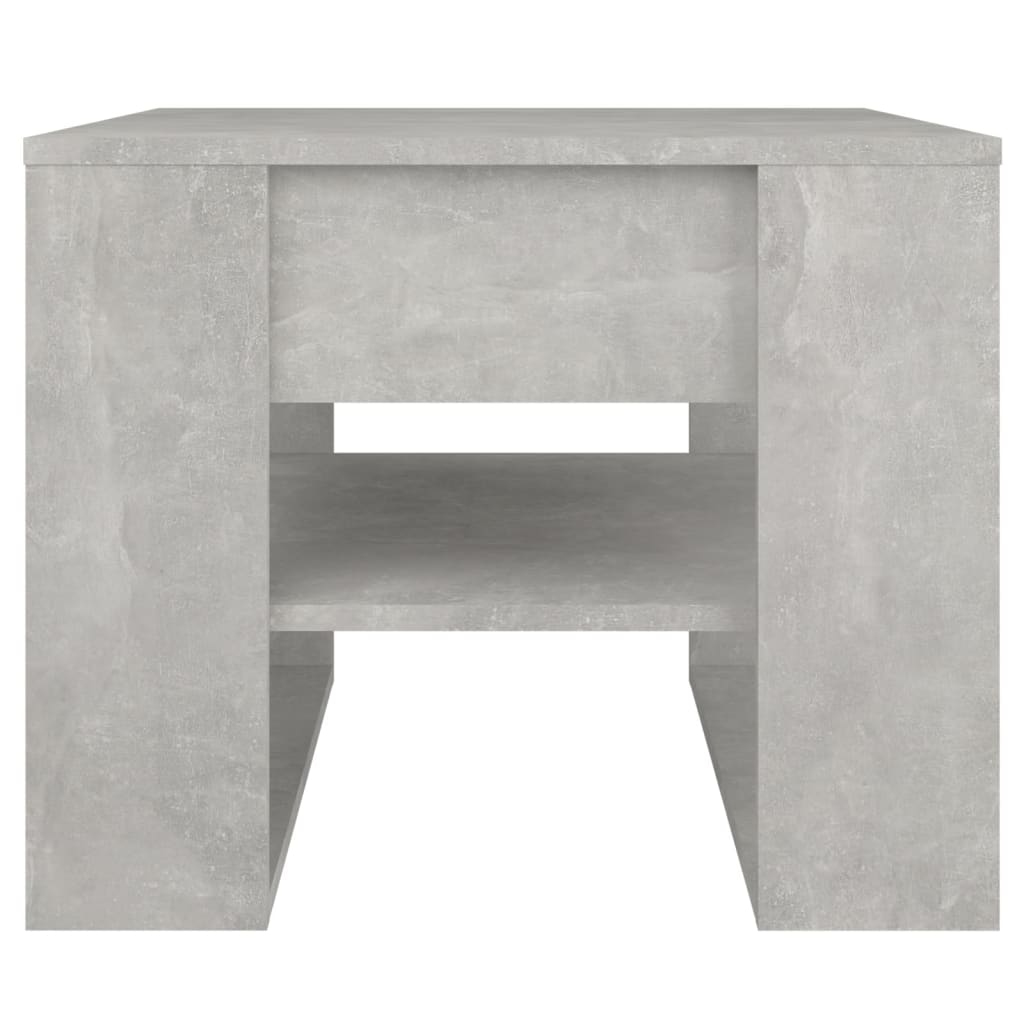 vidaXL Coffee Table Concrete Gray 21.9"x21.7"x17.7" Engineered Wood