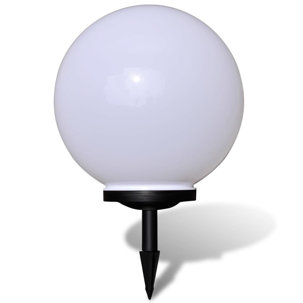 vidaXL Outdoor Path Garden Solar Lamp Solar Ball Light LED 15.7" 1pcs with Ground Spike