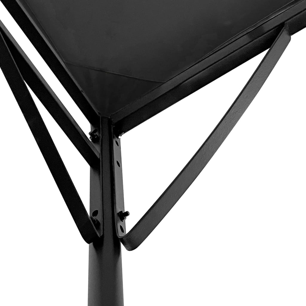 vidaXL Canopy Anthracite 13.1'x9.8' 0.6 oz/ft² Fabric and Steel