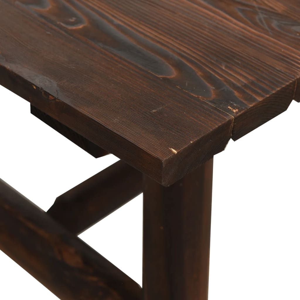 vidaXL Coffee Table 35.4"x19.7"x16.1" Solid Wood Spruce