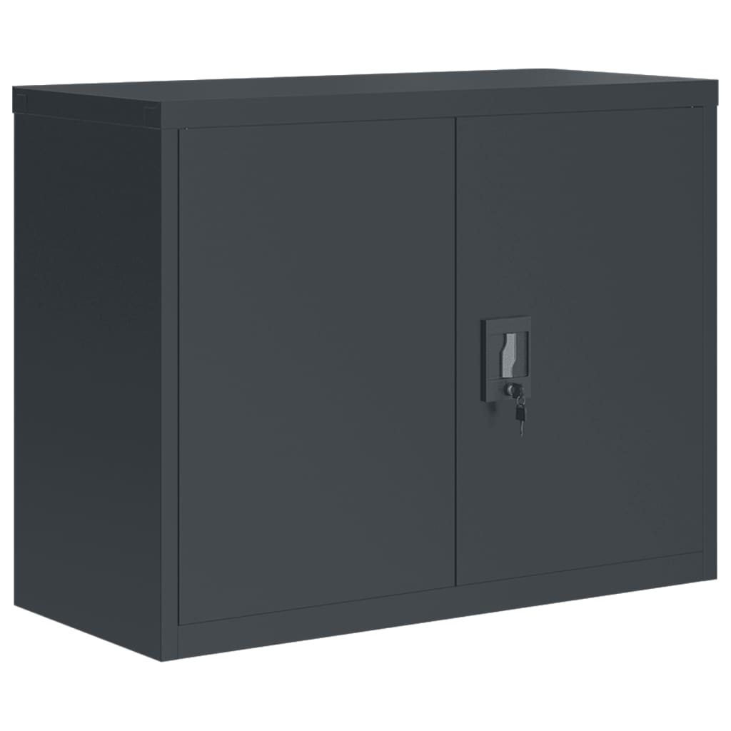 vidaXL File Cabinet Anthracite 35.4"x15.7"x27.6" Steel