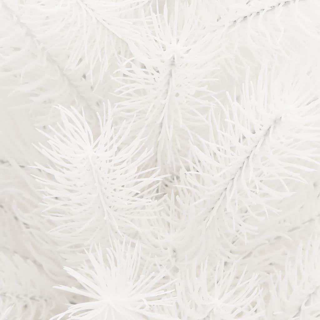 vidaXL Artificial Christmas Tree Lifelike Needles White 25.6"