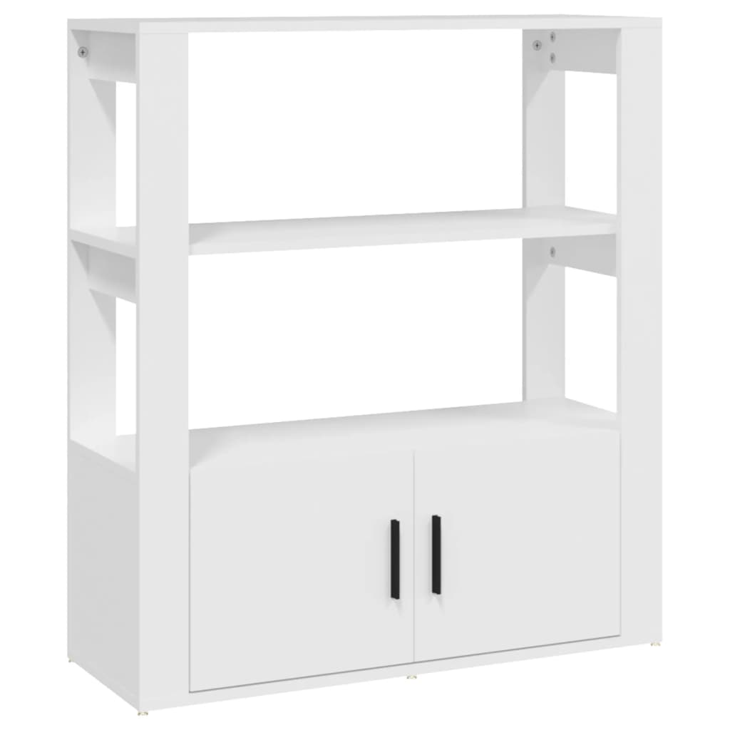 vidaXL Sideboard White 31.5"x11.8"x35.4" Engineered Wood