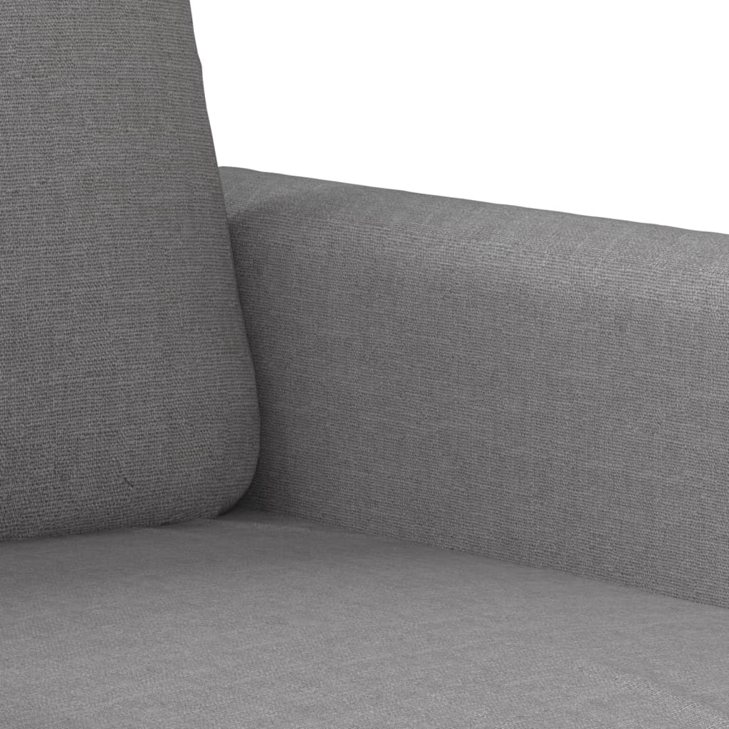 vidaXL Sofa Chair Light Gray 23.6" Fabric