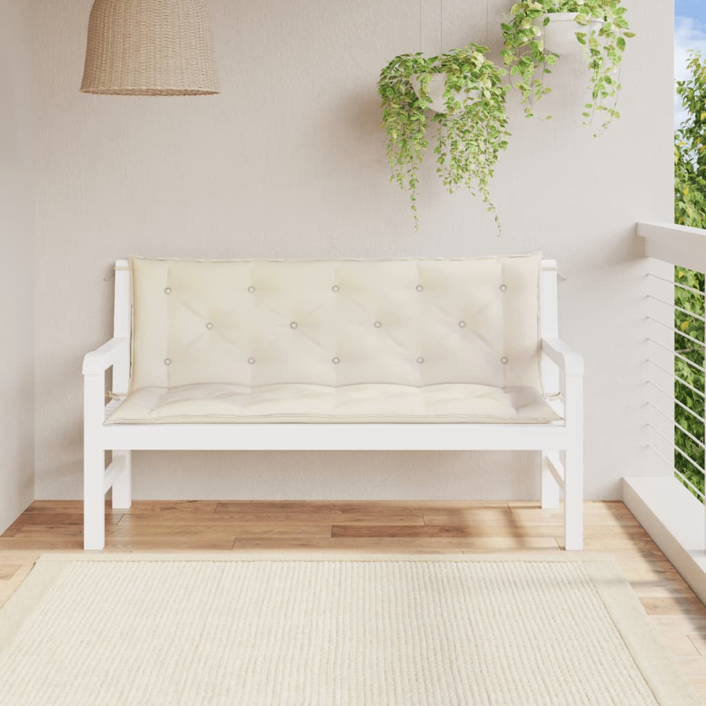 vidaXL Cushion for Swing Chair Cream White 59.1" Fabric
