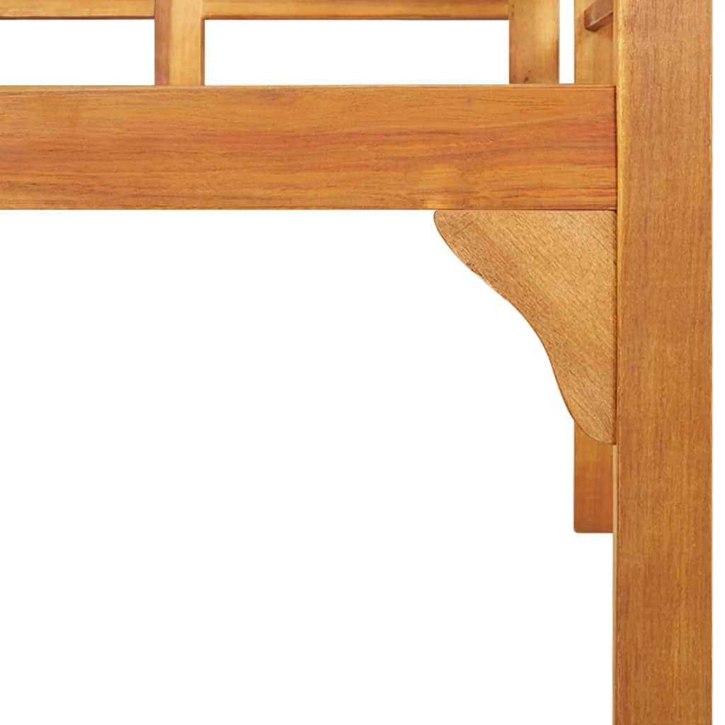 vidaXL Patio Bench 49.2" Solid Wood Acacia
