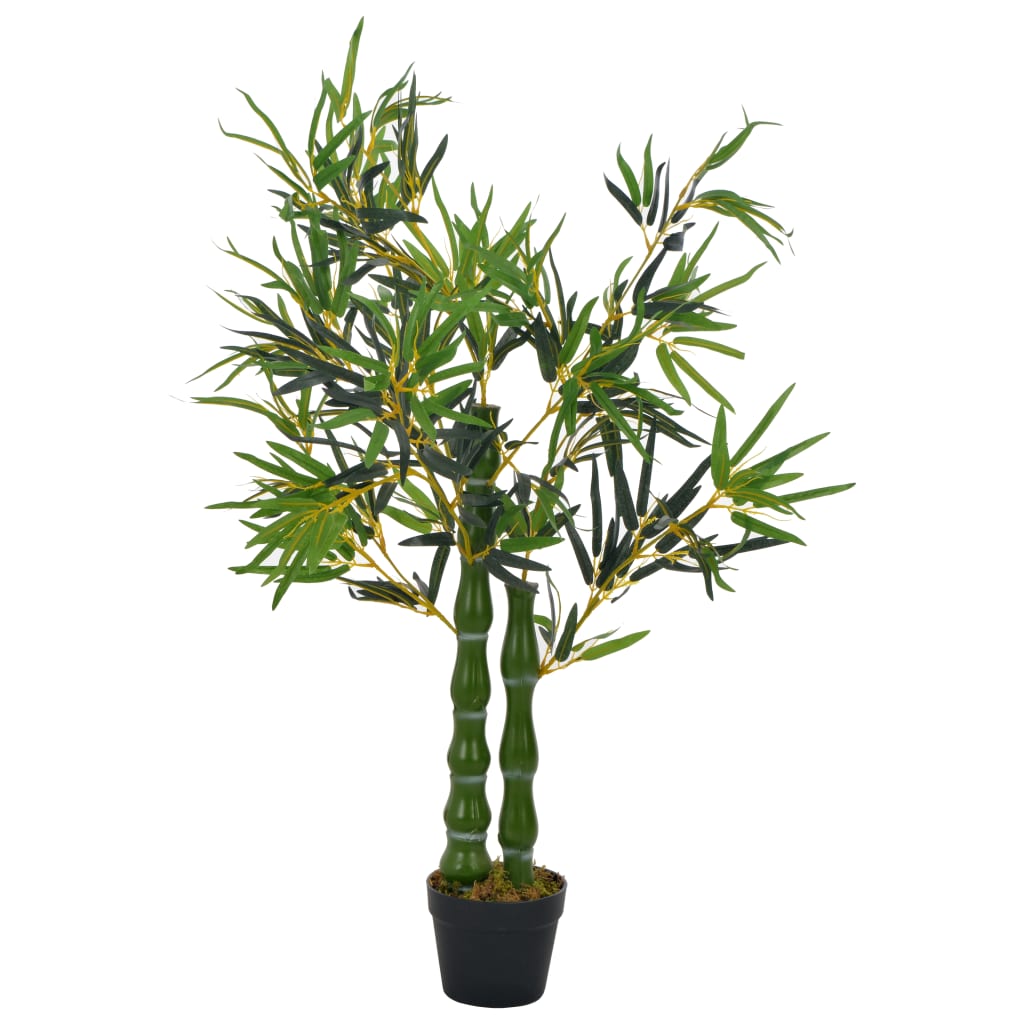 vidaXL Artificial Plant Bamboo with Pot Green 43.3"