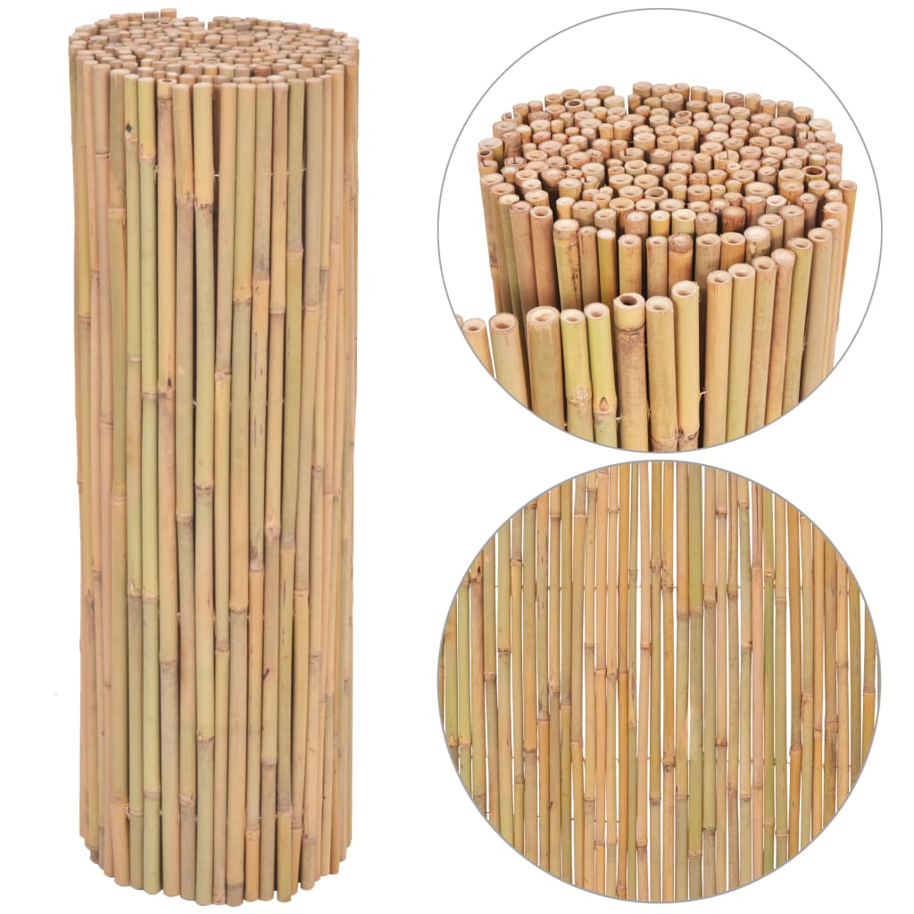 vidaXL Bamboo Fence 118.1"x39.4"