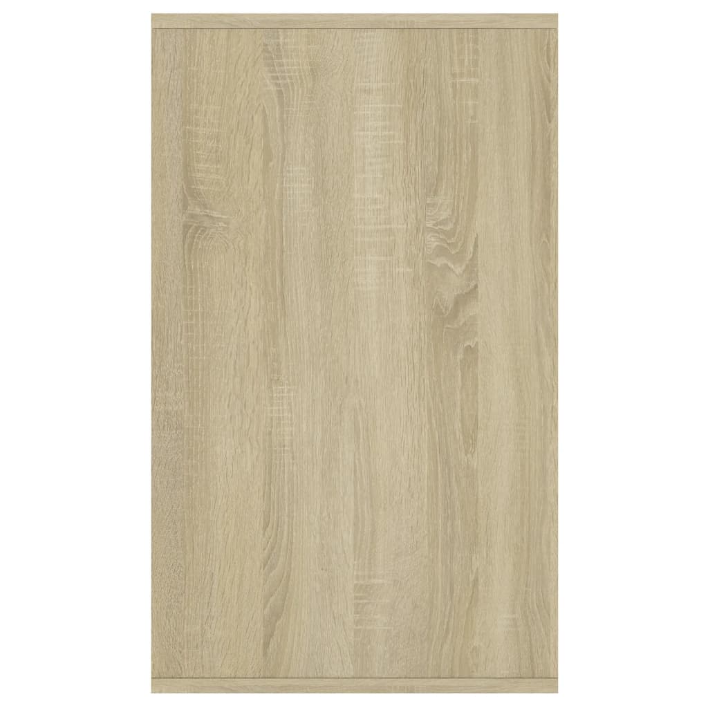 vidaXL Sideboard Sonoma Oak 53.1"x16.1"x29.5" Engineered Wood