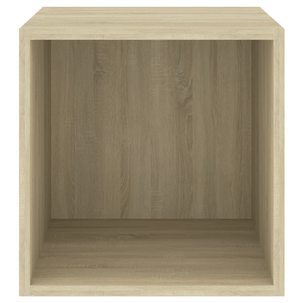 vidaXL Wall Cabinets 2 pcs Sonoma Oak 14.6"x14.6"x14.6" Engineered Wood