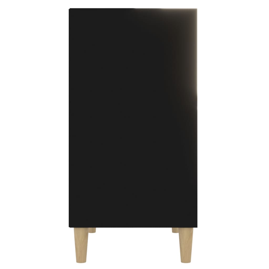 vidaXL Sideboard Black 22.4"x13.8"x27.6" Chipboard