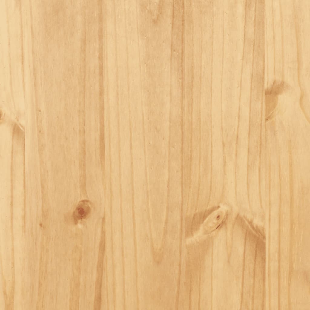vidaXL Highboard Corona Brown 44.1"x16.9"x77.2" Solid Wood Mexican Pine