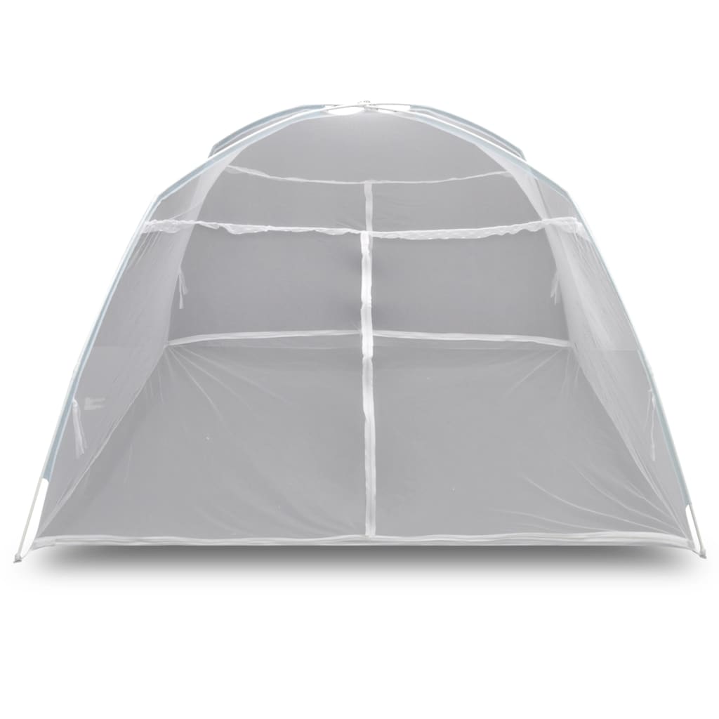 vidaXL Camping Tent 78.7"x70.9"x59.1" Fiberglass White