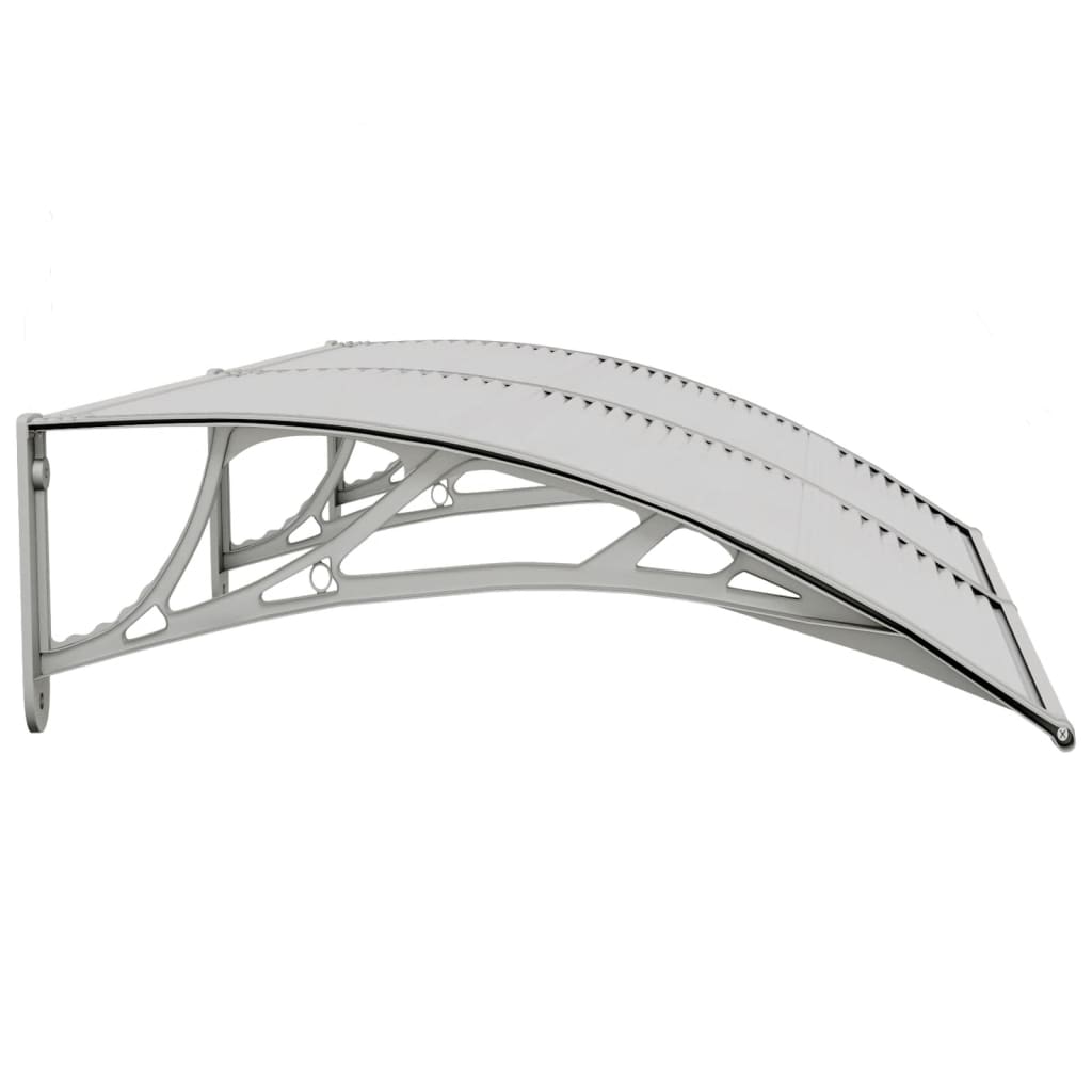 vidaXL Door Canopy Gray 59.1"x29.5" Polycarbonate