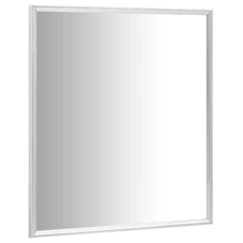 vidaXL Mirror Silver 19.7"x19.7"