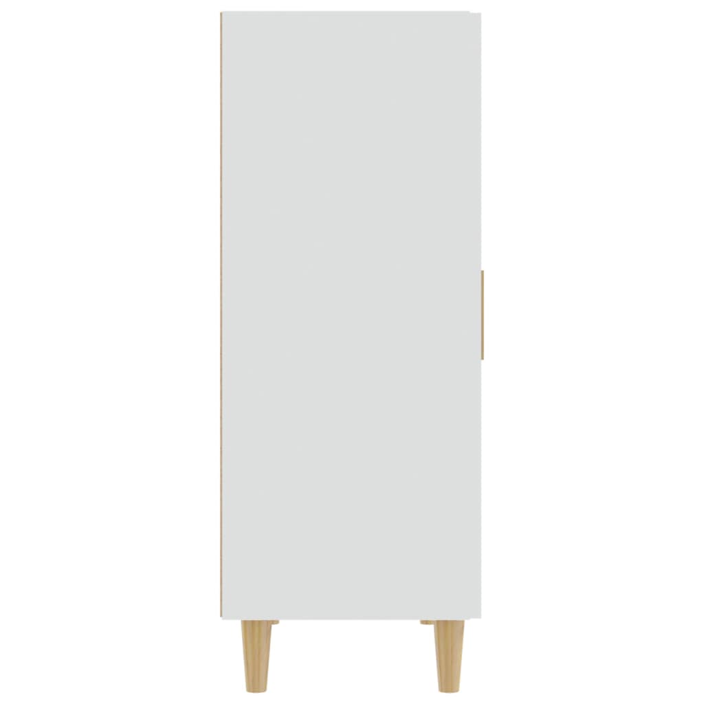 vidaXL Sideboard White 27.6"x13.4"x35.4" Engineered Wood