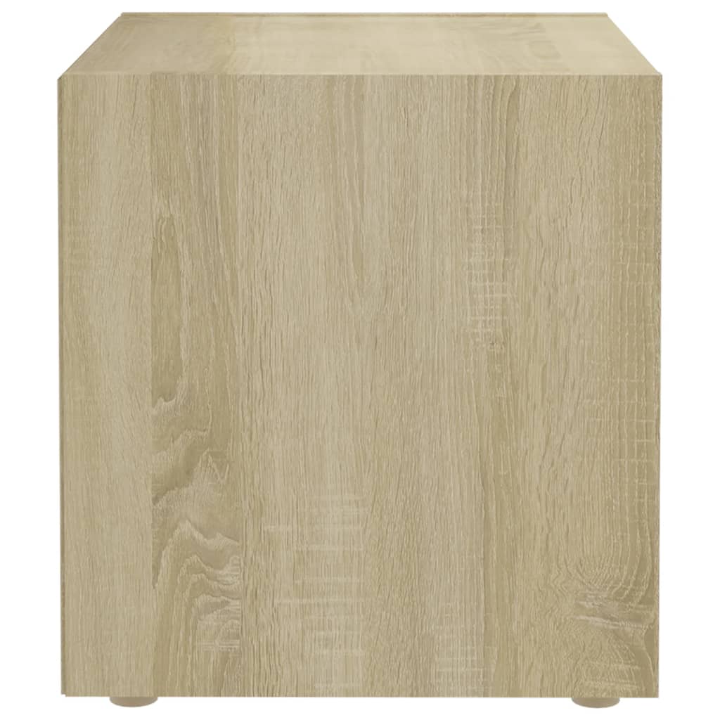 vidaXL TV Cabinet Sonoma Oak 14.6"x13.8"x14.6" Engineered Wood