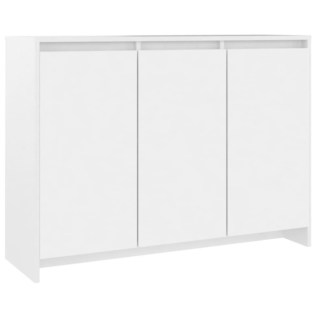 vidaXL Sideboard White 40.2"x13"x29.5" Engineered Wood