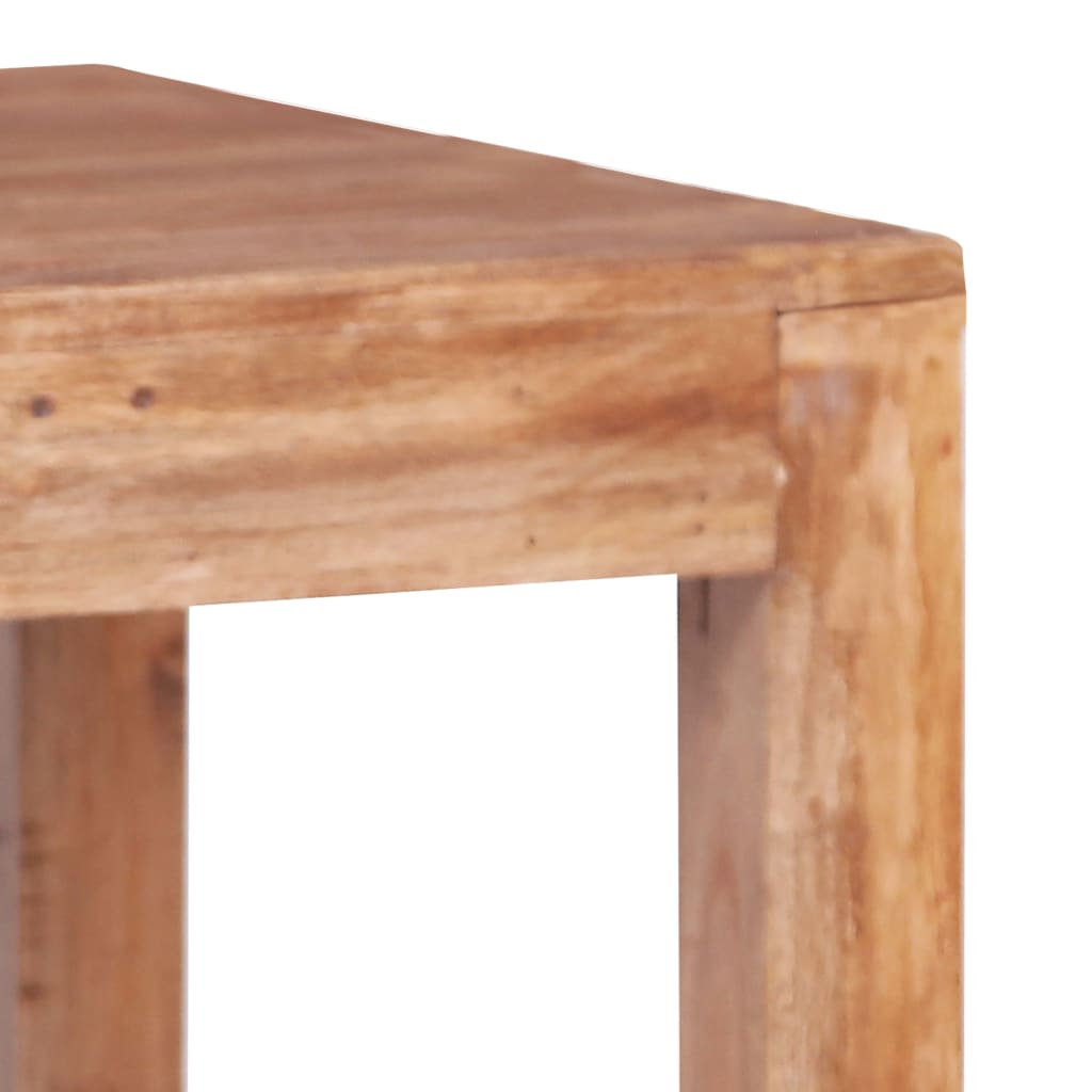 vidaXL Coffee Table 20.9"x19.7"x19.7" Solid Reclaimed Wood