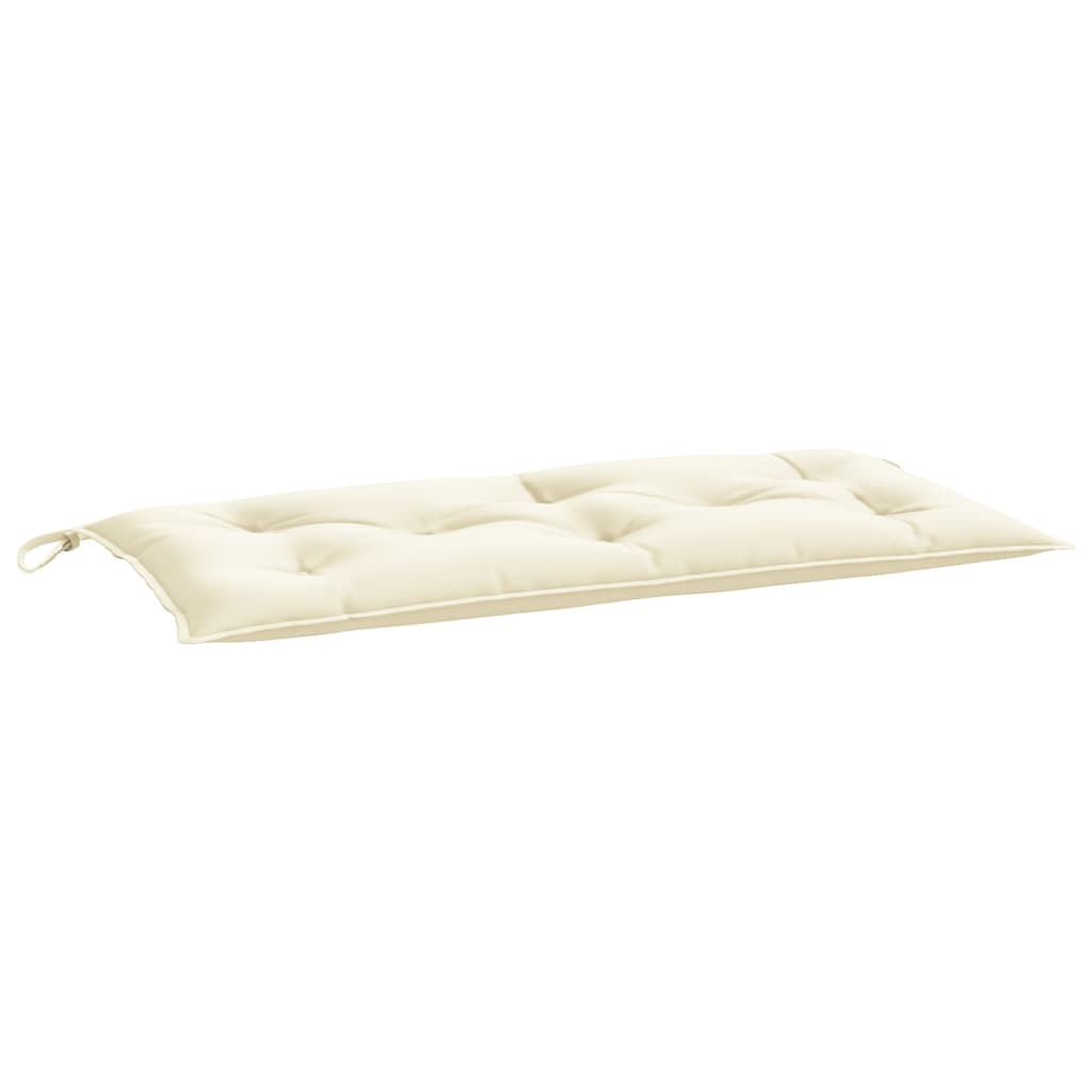 vidaXL Garden Bench Cushions 2pcs Cream White 39.4"x19.7"x2.8" Oxford Fabric