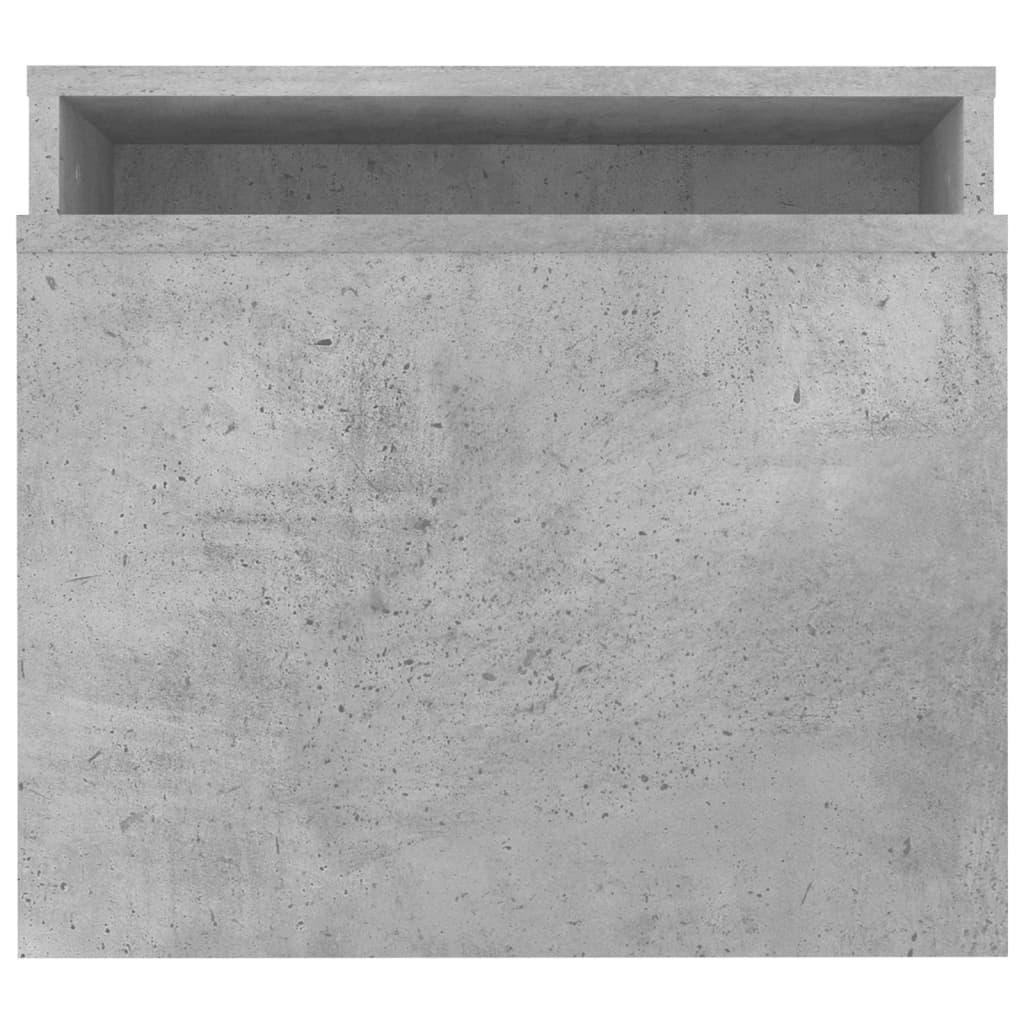 vidaXL Coffee Table Set Concrete Gray 39.4"x18.9"x15.7" Engineered Wood