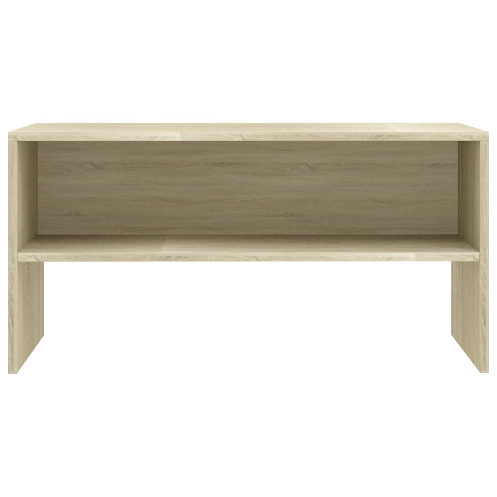 vidaXL TV Cabinet Sonoma Oak 31.5"x15.7"x15.7" Engineered Wood