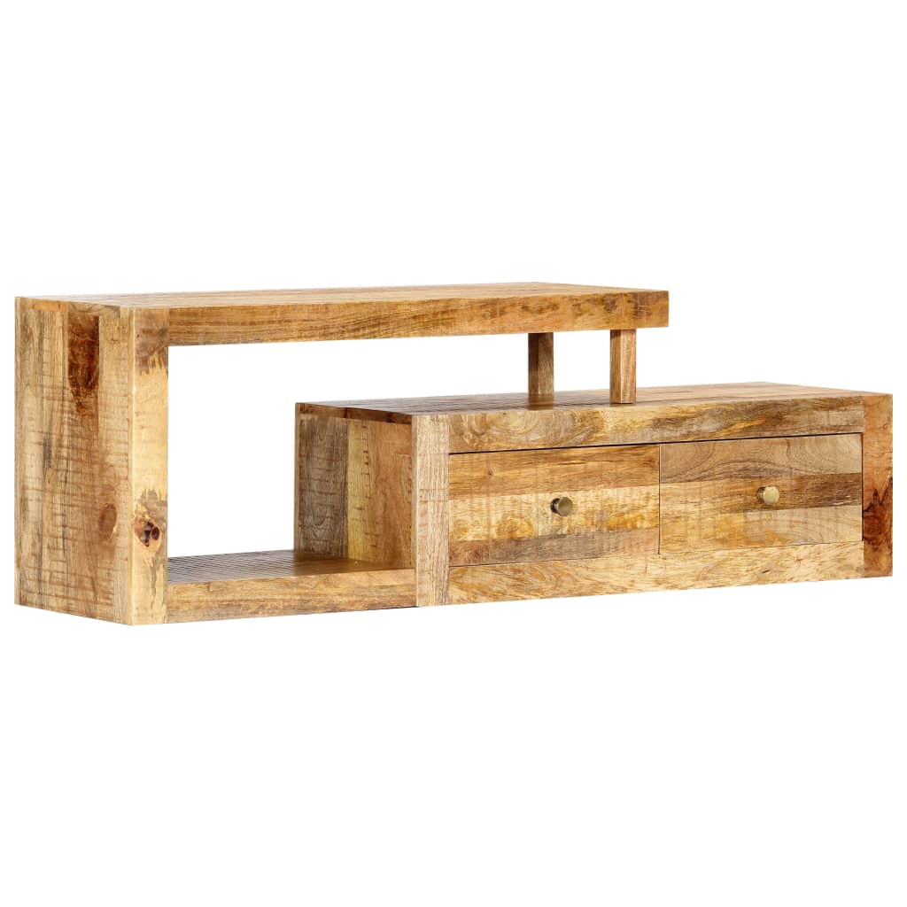 vidaXL TV Stand 47.2"x11.8"x15.7" Solid Wood Mango