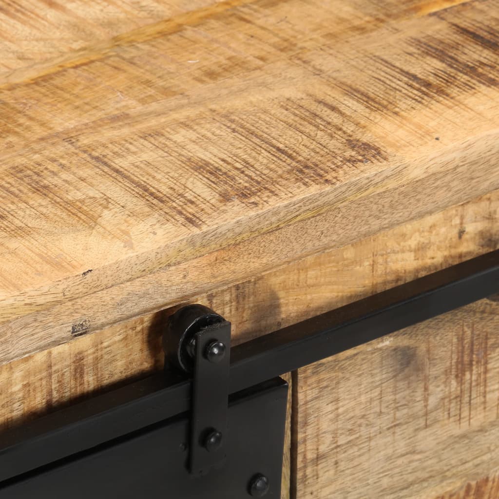 vidaXL Sideboard 31.5"x11.8"x23.6" Solid Wood Mango