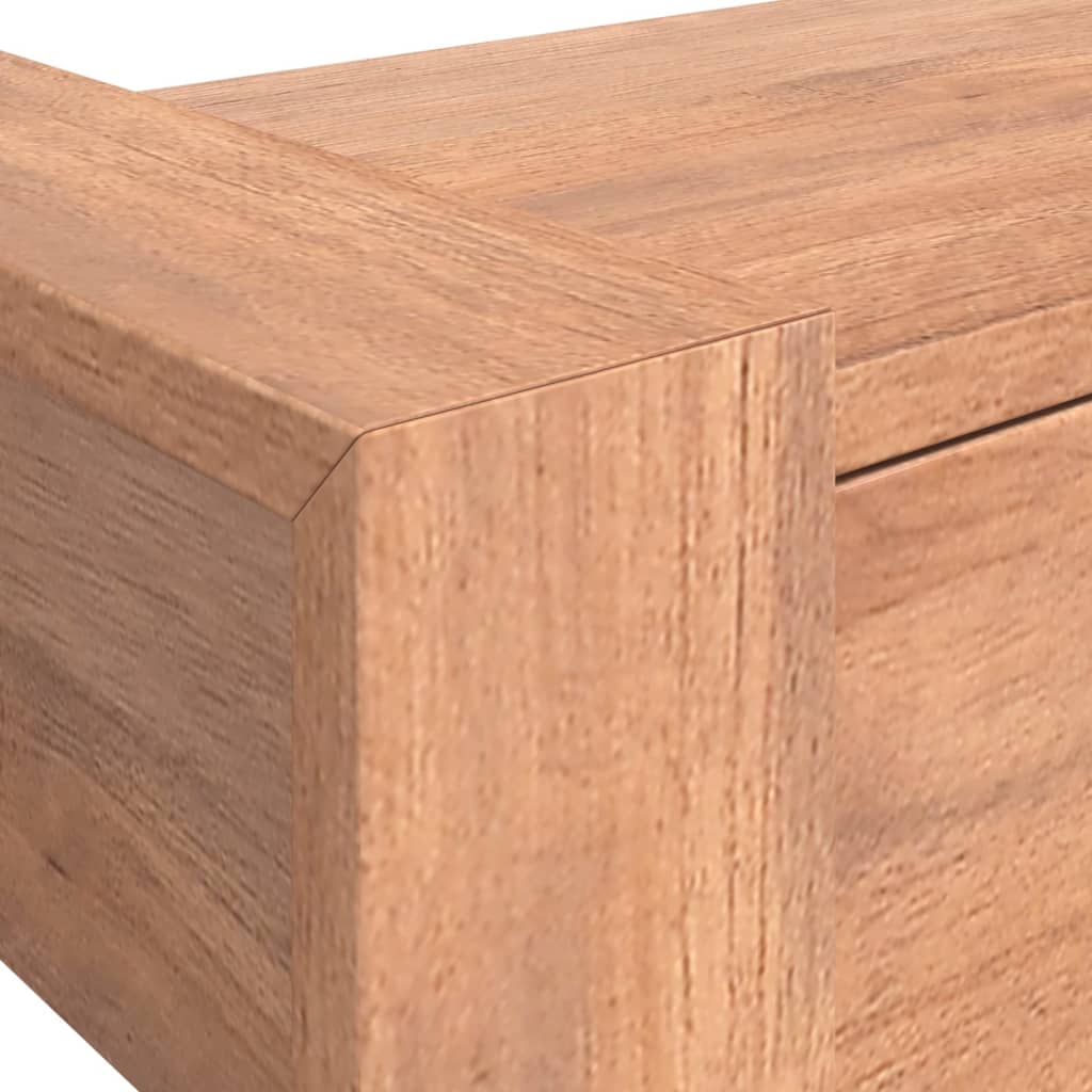vidaXL Console Table 35.4"x13.8"x29.5" Solid Teak Wood