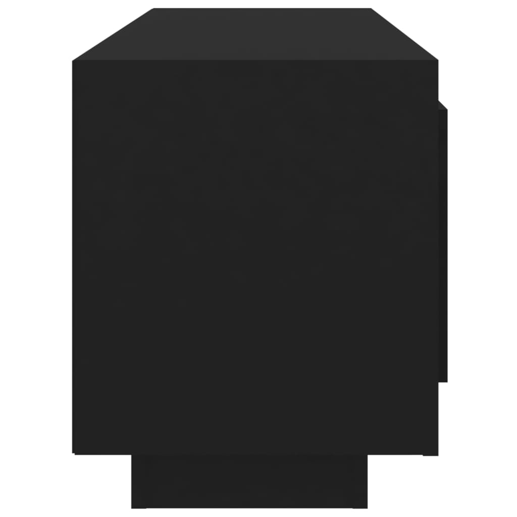 vidaXL TV Stand Black 40.2"x13.8"x17.7" Engineered Wood