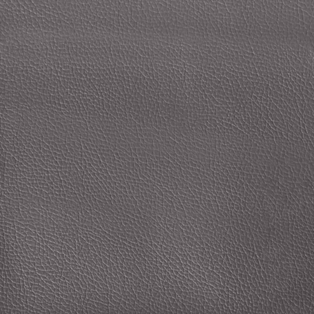 vidaXL Recliner Gray Faux Leather