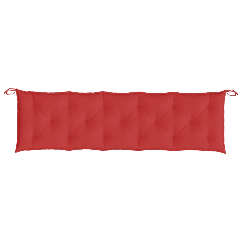 vidaXL Garden Bench Cushion Red 70.9"x19.7"x2.8" Oxford Fabric