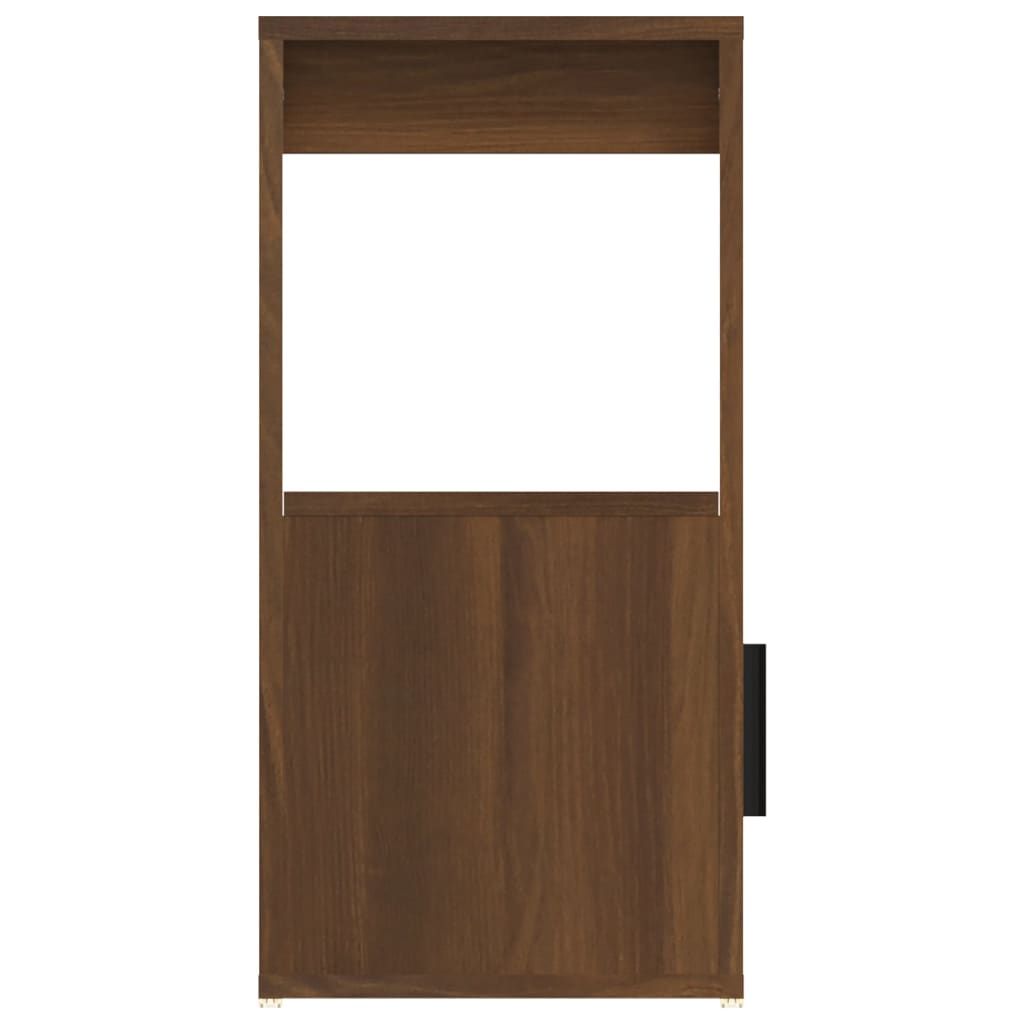 vidaXL Sideboard Brown Oak 31.5"x11.8"x23.6" Engineered Wood