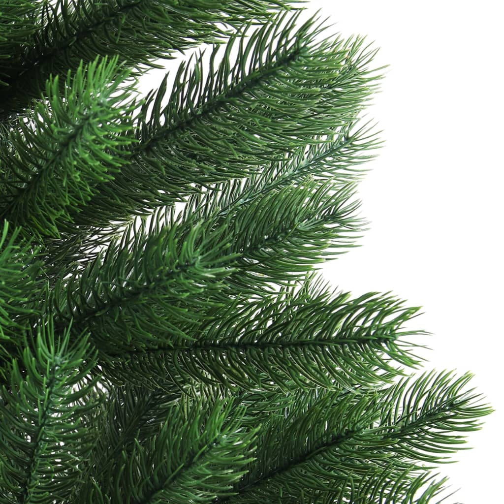 vidaXL Artificial Pre-lit Christmas Tree 35.4" Green