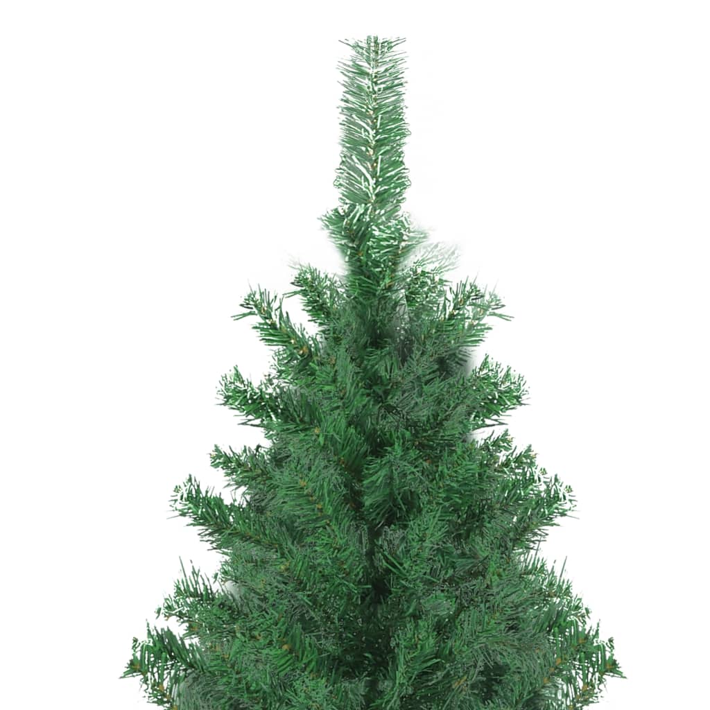 vidaXL Artificial Pre-lit Christmas Tree 157.5" Green