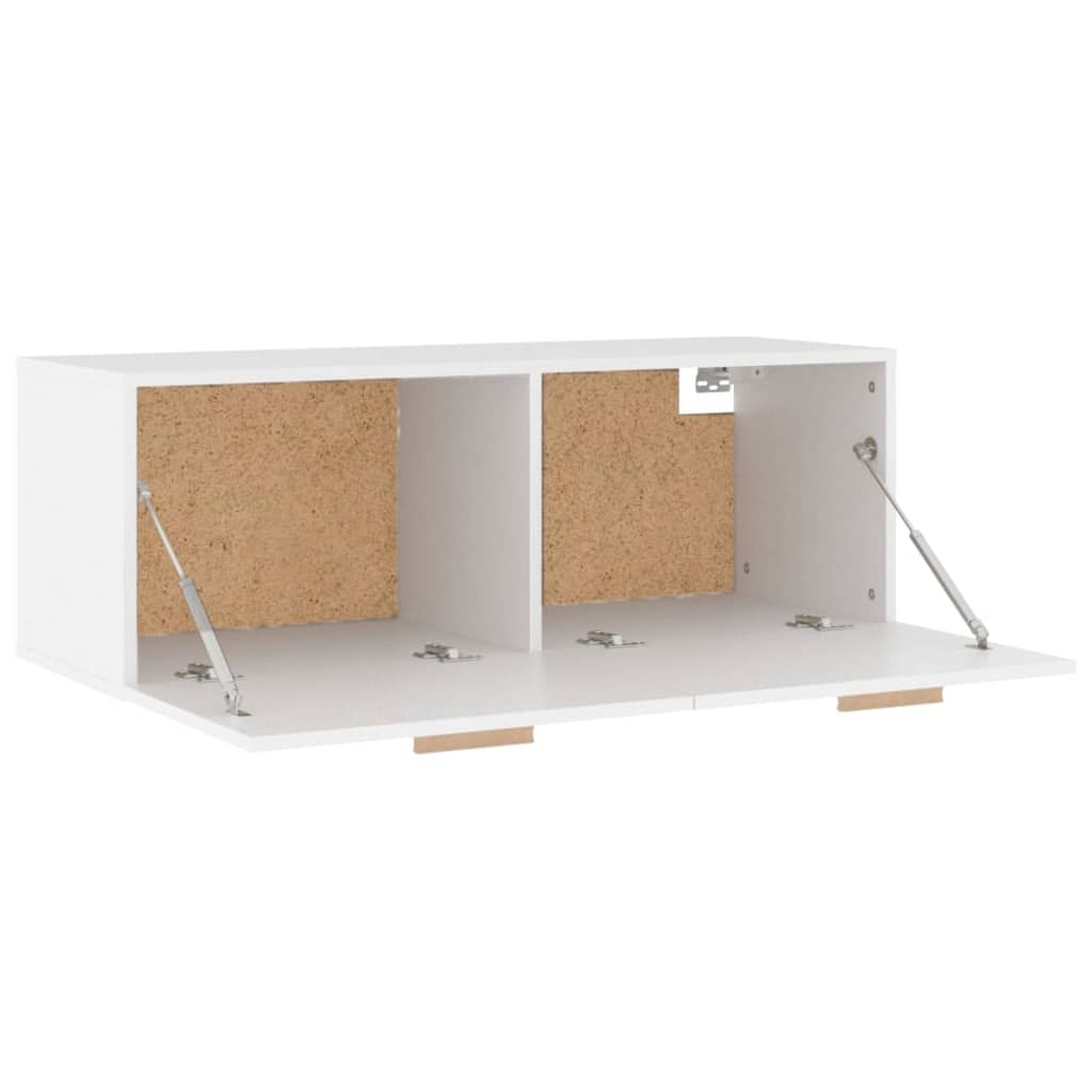 vidaXL Wall Cabinet White 39.4"x14.4"x13.8" Engineered Wood