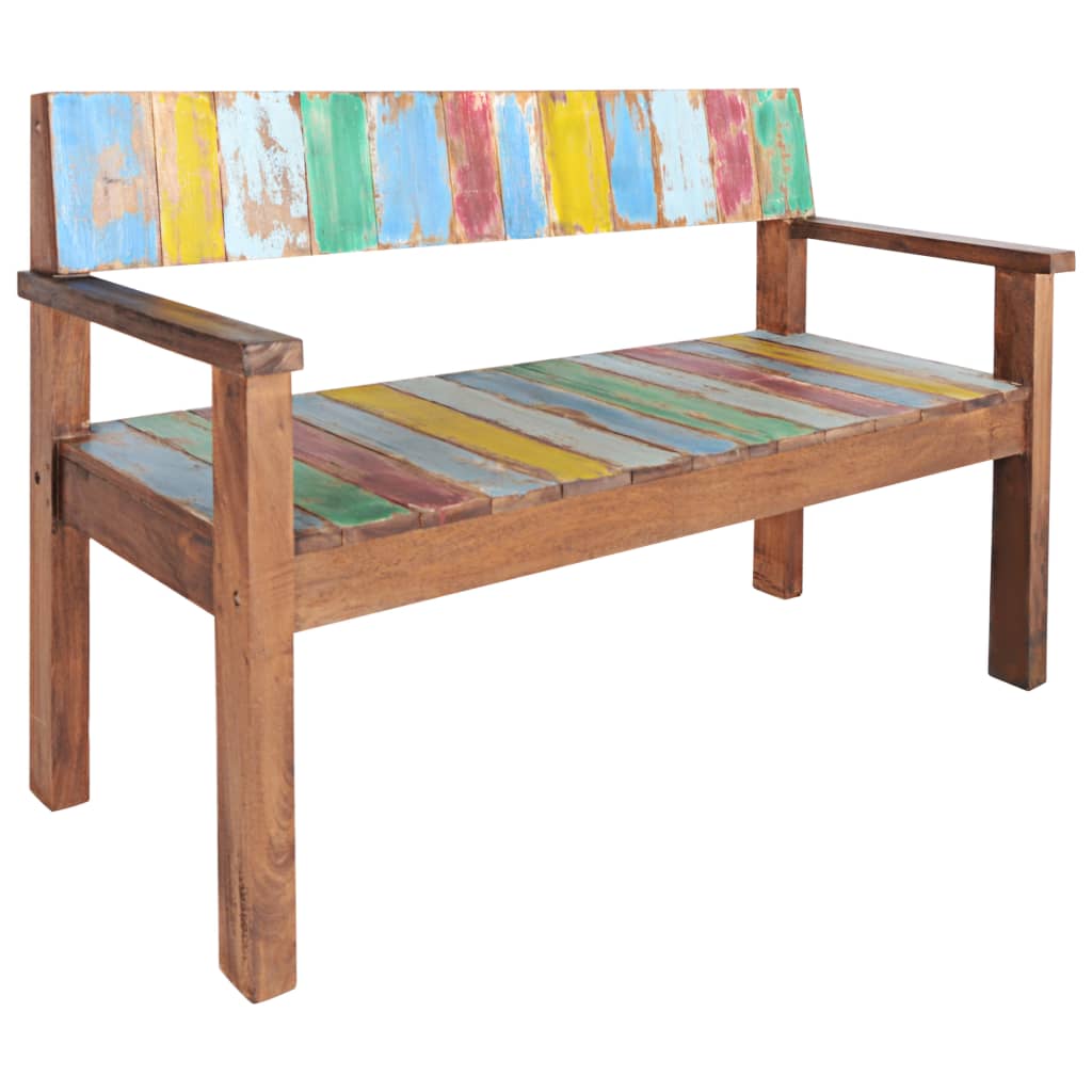 vidaXL Bench 45.3" Solid Reclaimed Wood