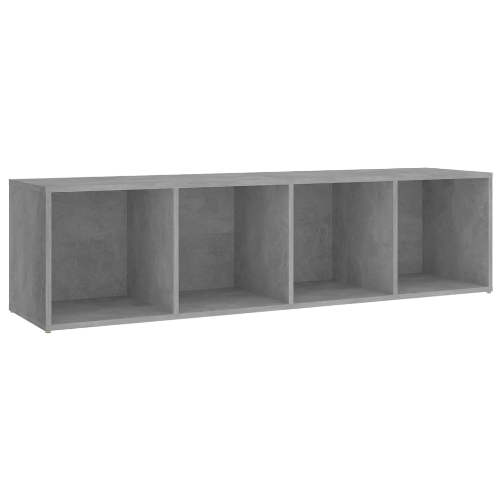 vidaXL 3 Piece TV Cabinet Set Concrete Gray Chipboard