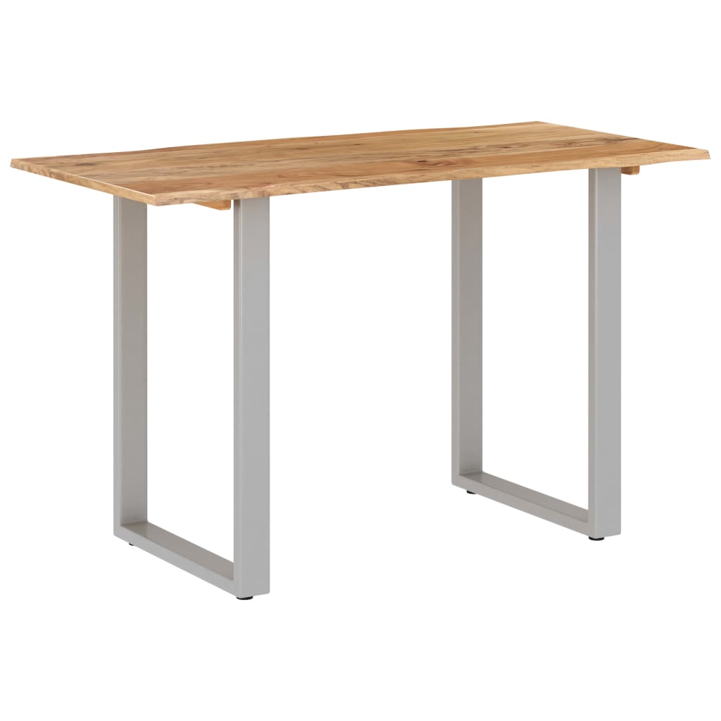 vidaXL Dining Table 46.5"x22.8"x29.9" Solid Acacia Wood