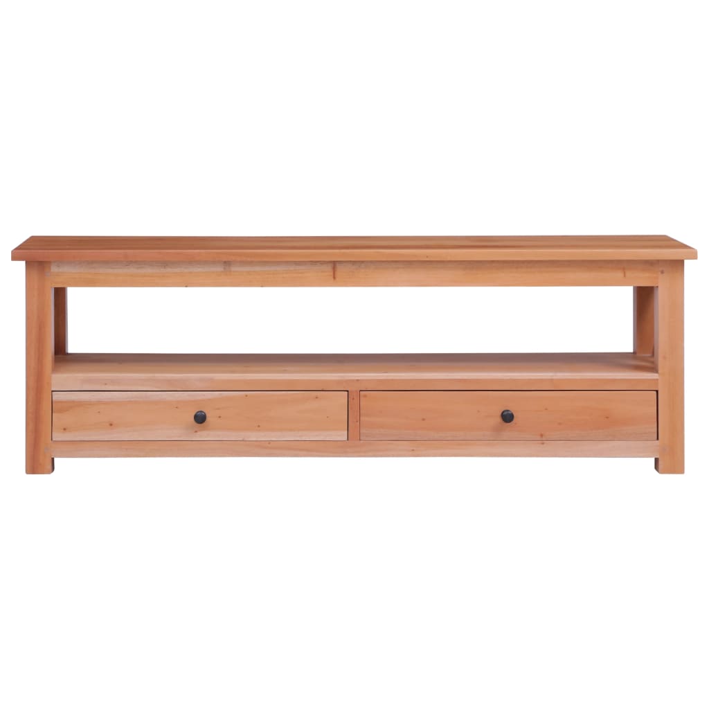 vidaXL TV Cabinet 47.2"x11.8"x15.8" Solid Mahogany Wood