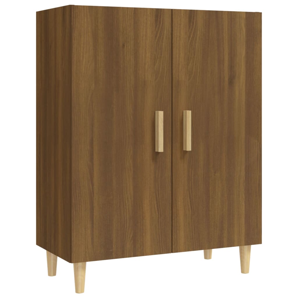 vidaXL Sideboard Brown Oak 27.6"x13.4"x35.4" Engineered Wood