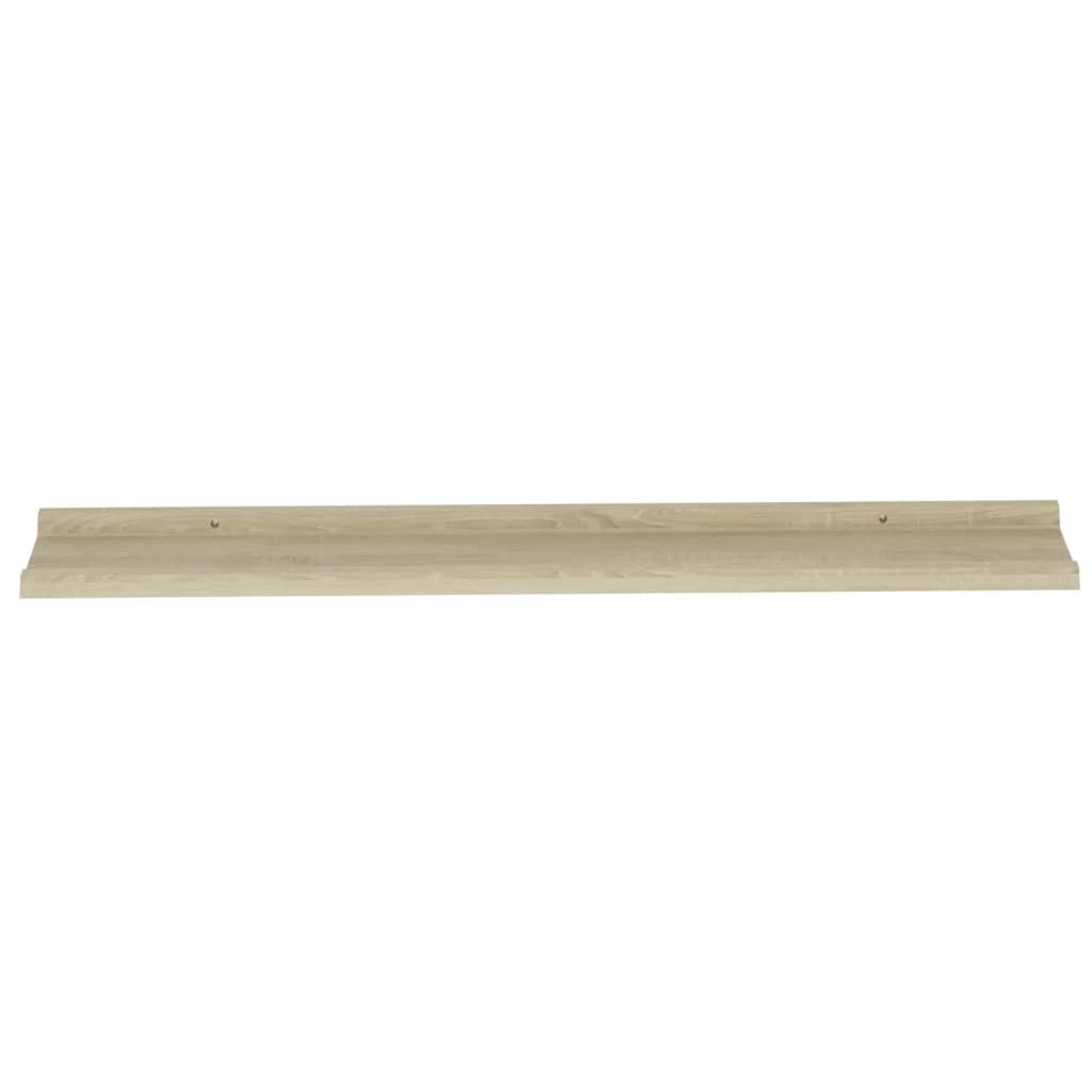 vidaXL Wall Shelves 4 pcs Sonoma Oak 39.4"x3.5"x1.2"