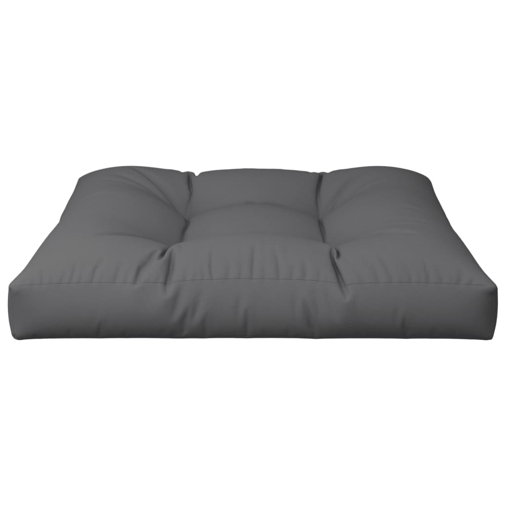 vidaXL Pallet Cushion 31.5"x31.5"x4.7" Gray Fabric