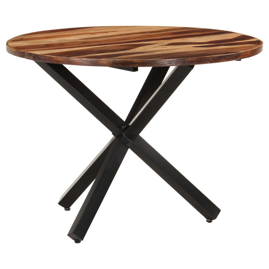 vidaXL Dining Table 39.4"x39.4"x29.5" Acacia Wood with Honey Finish