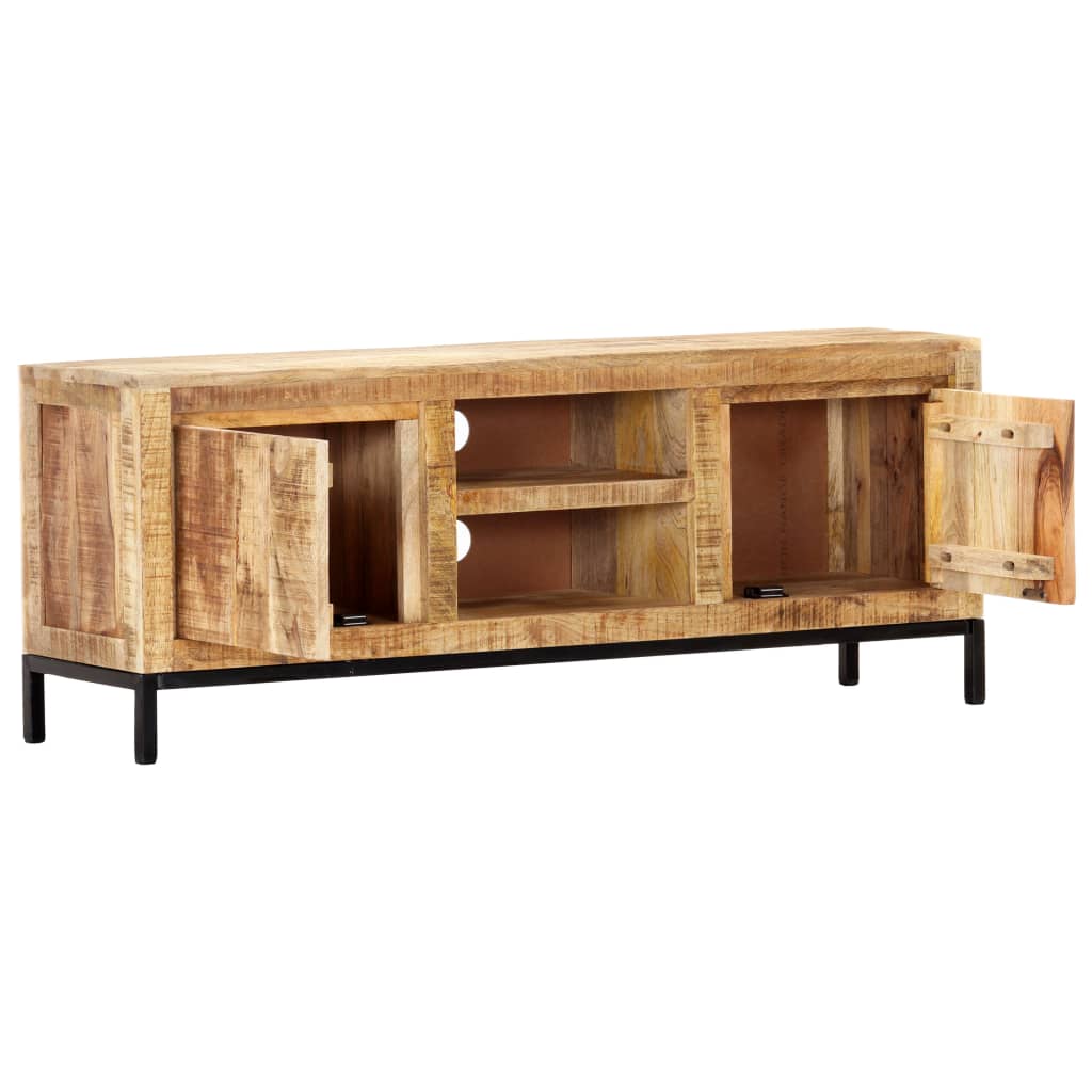 vidaXL TV Cabinet 46.5"x11.8"x17.7" Solid Mango Wood