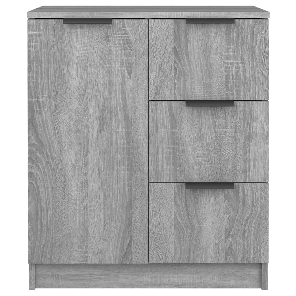 vidaXL Sideboard Gray Sonoma 23.6"x11.8"x27.6" Engineered Wood