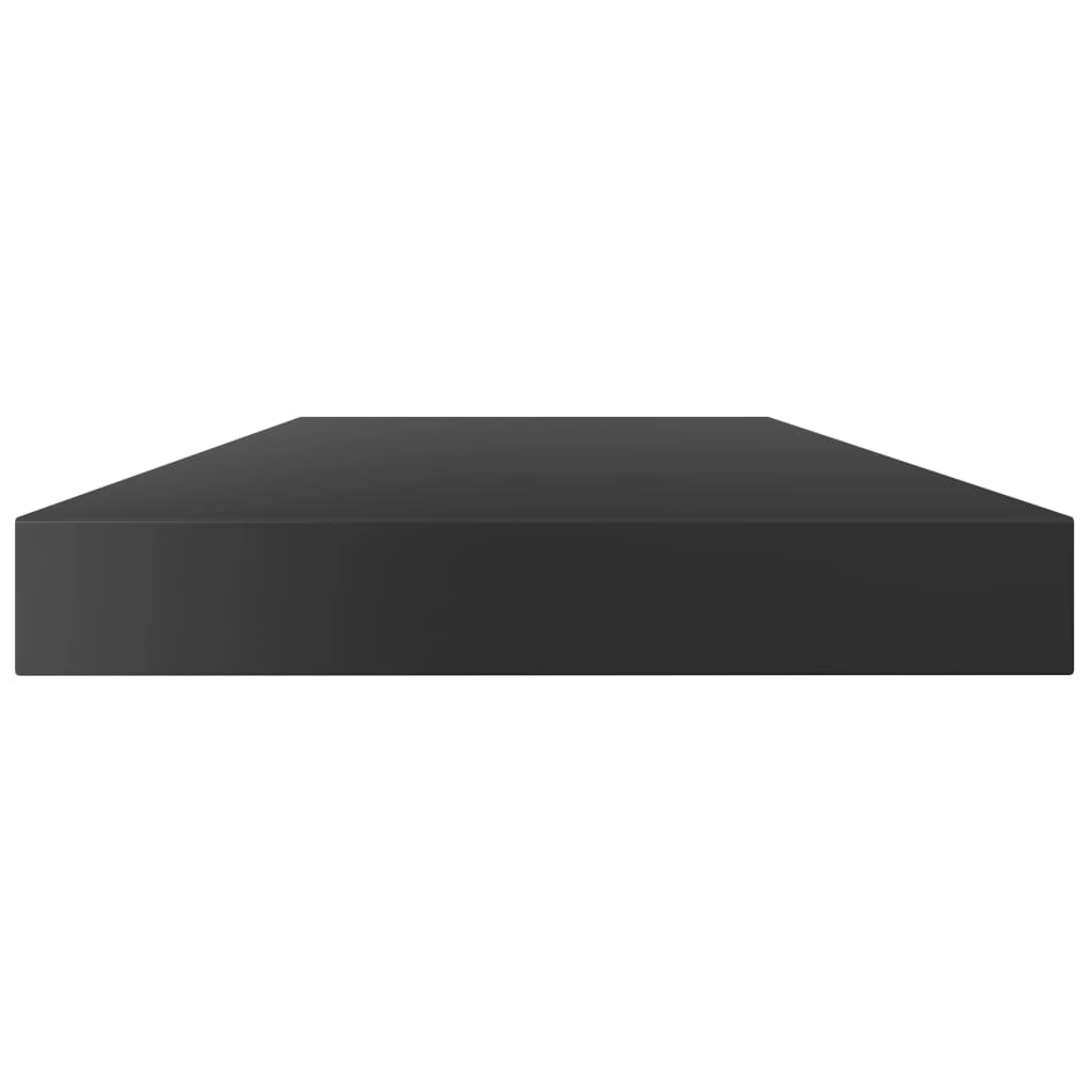 vidaXL Bookshelf Boards 8 pcs High Gloss Black 15.7"x3.9"x0.6" Chipboard