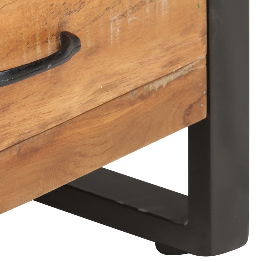 vidaXL Highboard 46.5"x11.8"x78.7" Solid Reclaimed Wood